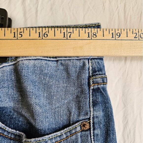 Levi's 518 Jeans Womens 15M (36x30)  Superlow Bootcut Medium Wash Denim Mid Rise - Picture 7 of 10